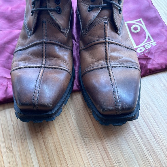 Jo Ghost men's Italian leather boots size EU 43.5 / US men's 10.5 - Picture 7 of 10